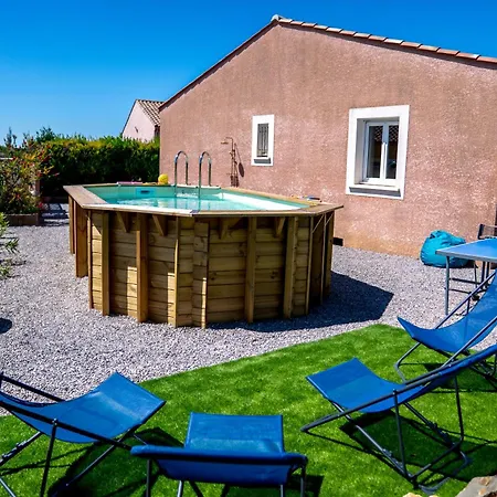 Au Cœur Des Vignes, Aramonie, Piscine Privée Villa Laurens