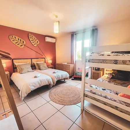 Au Cœur Des Vignes, Aramonie, Piscine Privée Villa Laurens