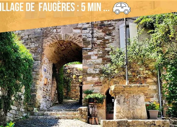 빌라 Au Coeur Des Vignes, Aramonie, Piscine Privee Laurens